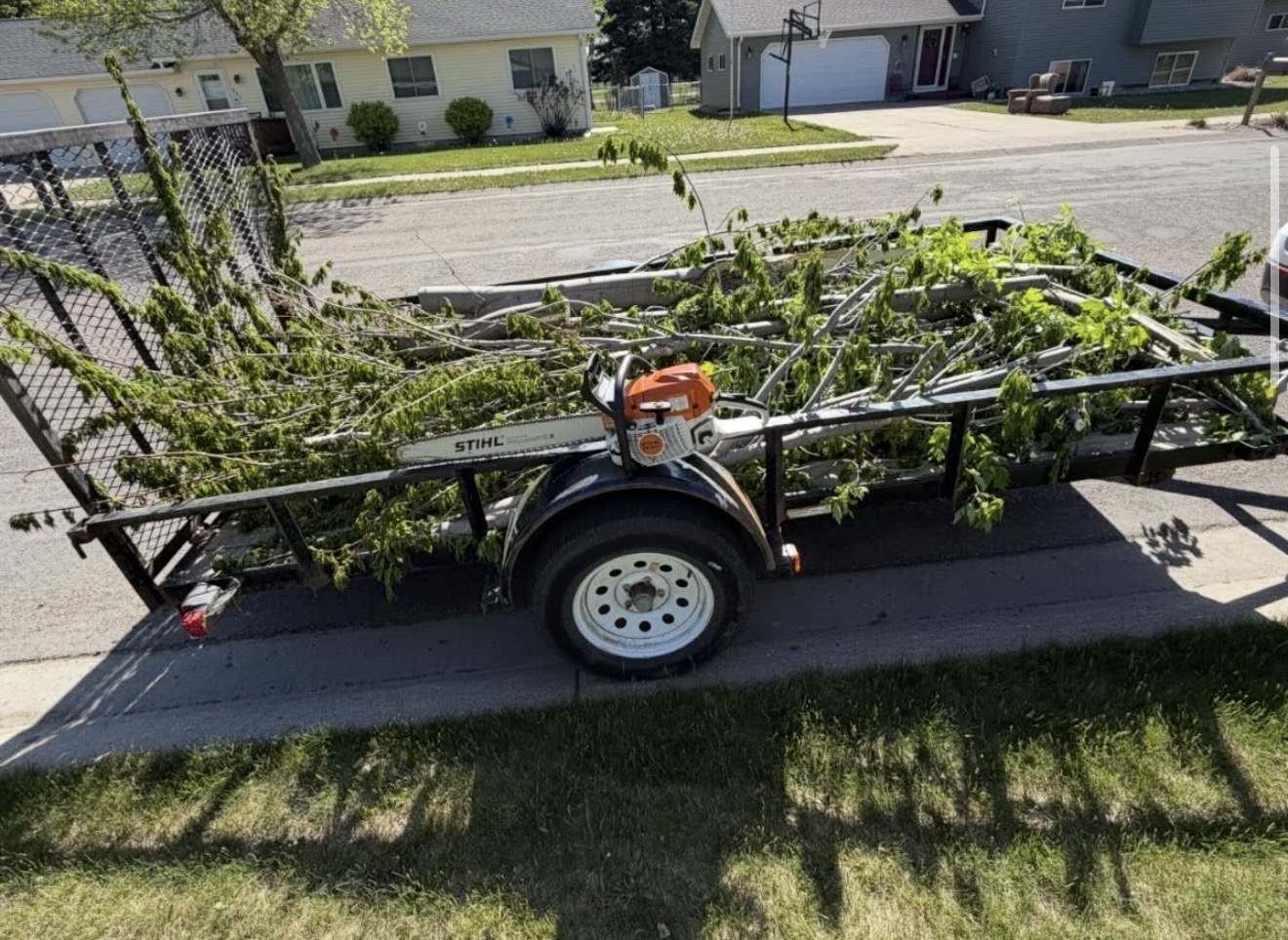 Tree & Brush Hauling — Hometown Outdoor Services